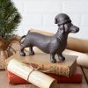 Dachshund Christmas Figurine