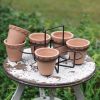 Handmade Terra Cotta Pot Caddy - Best Quality Garden Plant Holder