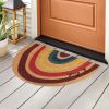 Colorful Rainbow Doormat for Brightening Your Entryway