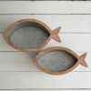 Southport Galvanized Fish Bins - Set of 2 for Storage and Organization