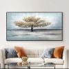 Handmade Oil Painting On Canvas Wall Art Decoration Modern Abstract Tree Painting Home Living Room Bedroom Luxurious Decoration Painting