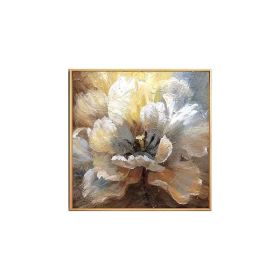 100% Hand Painted abstract Flower Art Oil Painting On Canvas Wall Art Frameless Picture Decoration For Live Room Home Decor Gift (size: 150x150cm)