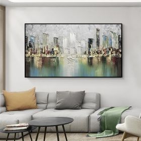 Abstract Art Modern Painting Wall decor painting big size oil on canvas Handmade artwork wall painting living room (size: 100x150cm)