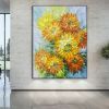 Poster Print Floral Vase Oil Painting Canvas Art Modern Wall Picture for Living Room Vincent Van Gogh Golden Sunflower