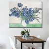 The Palette Large Size Flower Oil Painting Handmade Canvas Creative Painting on Canvas Pictures Painting White Flower Painting