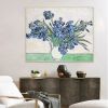 The Palette Large Size Flower Oil Painting Handmade Canvas Creative Painting on Canvas Pictures Painting White Flower Painting