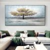 Handmade Oil Painting On Canvas Wall Art Decoration Modern Abstract Tree Painting Home Living Room Bedroom Luxurious Decoration Painting