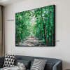 Oil Painting Handmade Hand Painted Wall Art Green Scenery Abstract Pictures Home Living Room hallway bedroom luxurious decorative painting