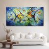 Modern Colorful Small Fish Abstract Wall Art Picture Poster Canvas Painting Living Room Home Office Decor