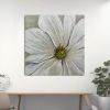 Handmade Best Gray Gold Foil Flower Oil Painting Canvas Acrylic Wall Hand-painted Home Quadros Decoracion For Living Room Gifts