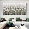 Oil Painting Handmade Hand Painted Wall Art Mintura Modern Abstract Flowers Home Decoration Decor Rolled Canvas