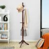 Entryway Height Adjustable Coat Stand with 9 Hooks